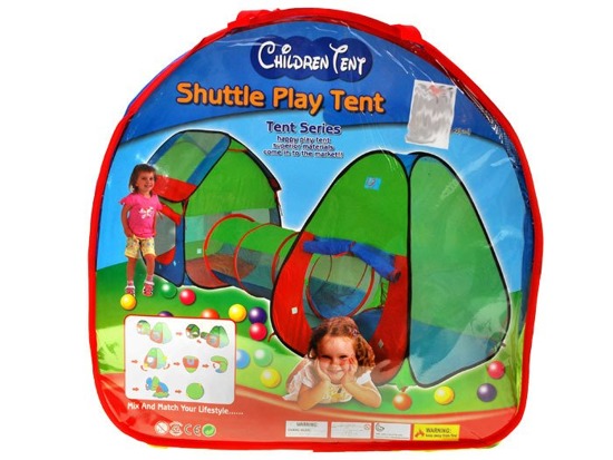 Garden Tent with Tunnel colorful cottages ZA1025