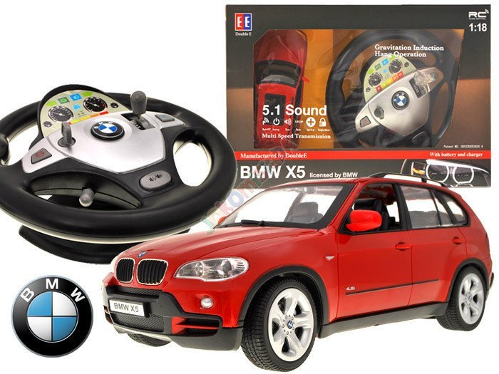 BMW X5 Auto + duża sensoryczna kierownica RC0258 Zabawki