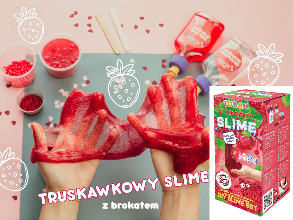 Tuban Zestaw SUPER SLIME Glut Truskawka ZA3681 Truskawka Sklep