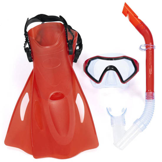 Bestway Snorkel Mask Set 25046 red | swimming pools \ accessories to ...