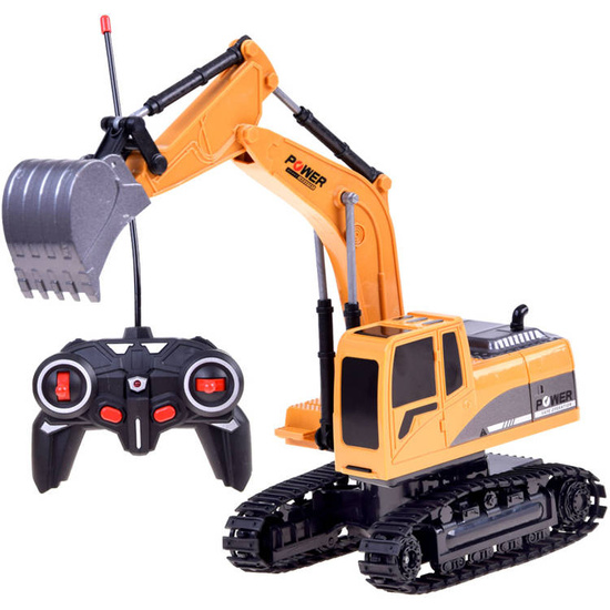 Remotecontrolled excavator with RC0509 remote control toys \ radio