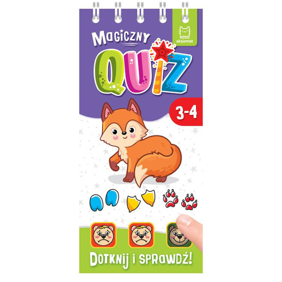 Axiom Magic fox quiz. 34+ KS0806 toys \ books for children \ quiz
