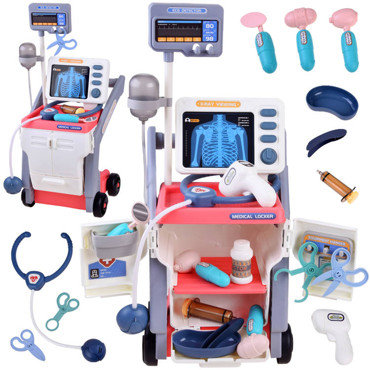 Medical trolley set of a small doctor ZA4273 RO toys \ scientific