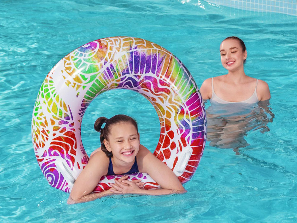 Bestway Inflatable wheel with handles 91cm 36084 red | swimming pools ...