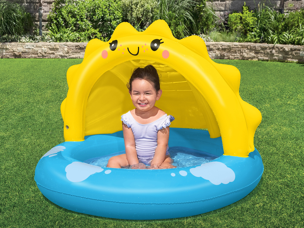 Bestway inflatable pool with sun roof 101cm x 97cm 52637 | swimming ...