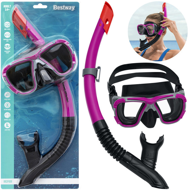 Bestway snorkel mask for swimming diving 24021 blue swimming pools
