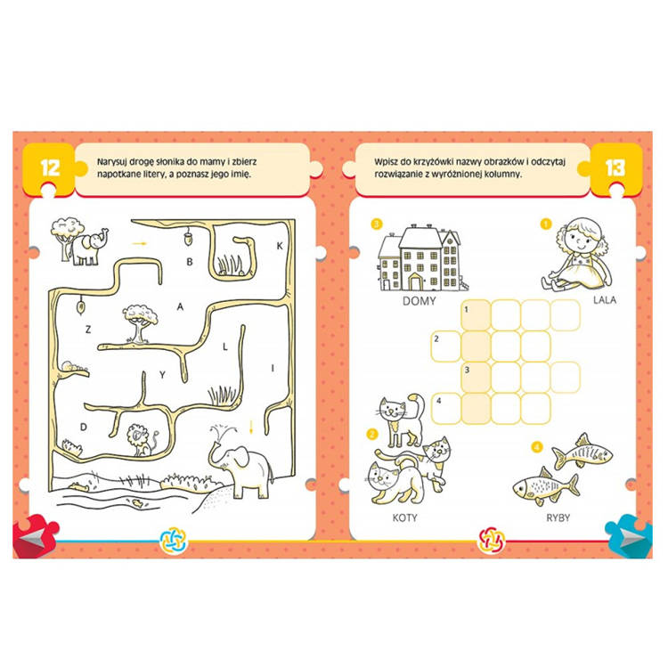 Clever head puzzles 7+ KS0398 | toys \ books for children \ puzzle books