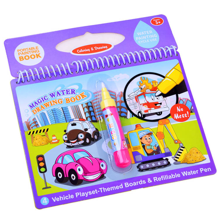 Coloring page with a water marker, vehicles ZA2677 | toys \ creative