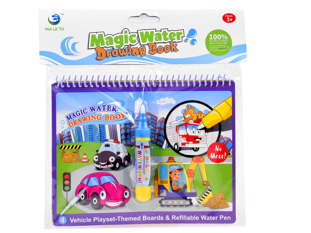 Coloring page with a water marker, vehicles ZA2677 toys \ creative