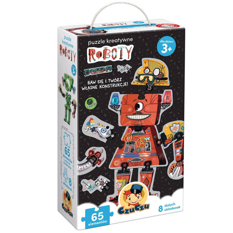 CzuCzu Creative Puzzle Robots 65 pieces ZA4068 toys \ puzzles