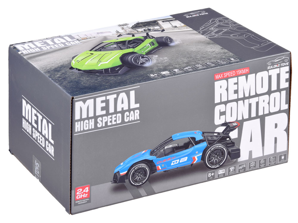 Fast METAL remote-controlled car RC0521 blue | toys \ radio control \ cars  SPECIAL \ Last delivery toys for girls toys for boys 8-13 years 14 years + |