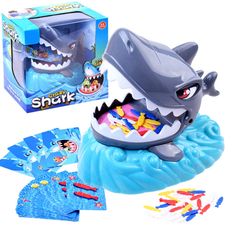 Interactive store shark toy