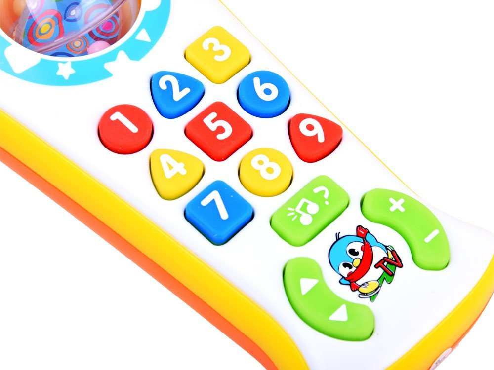 Interactive TV REMOTE with large buttons ZA2948 white toys \ toys for