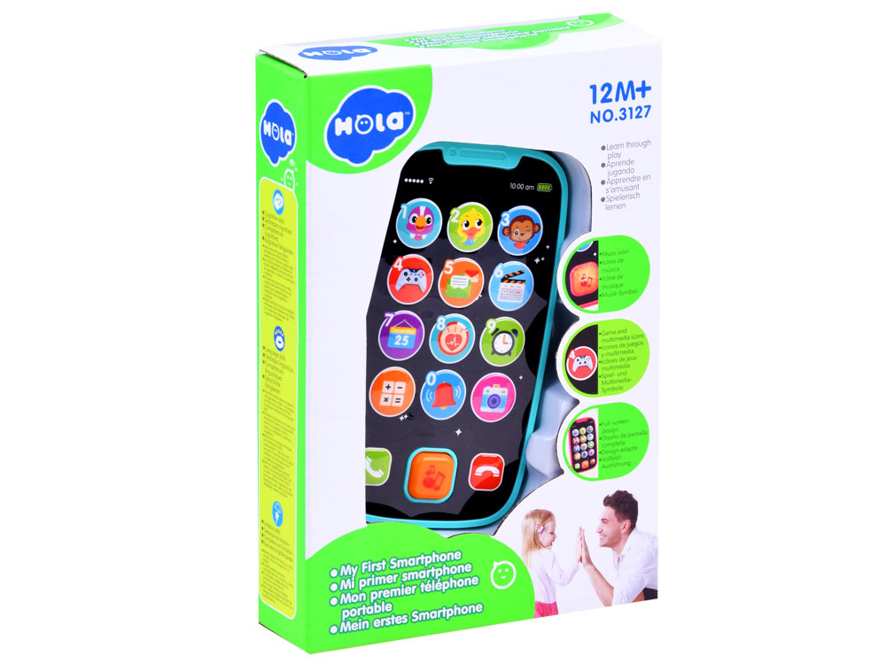 Interactive toy phone for a child ZA4475 blue toys \ toys for baby