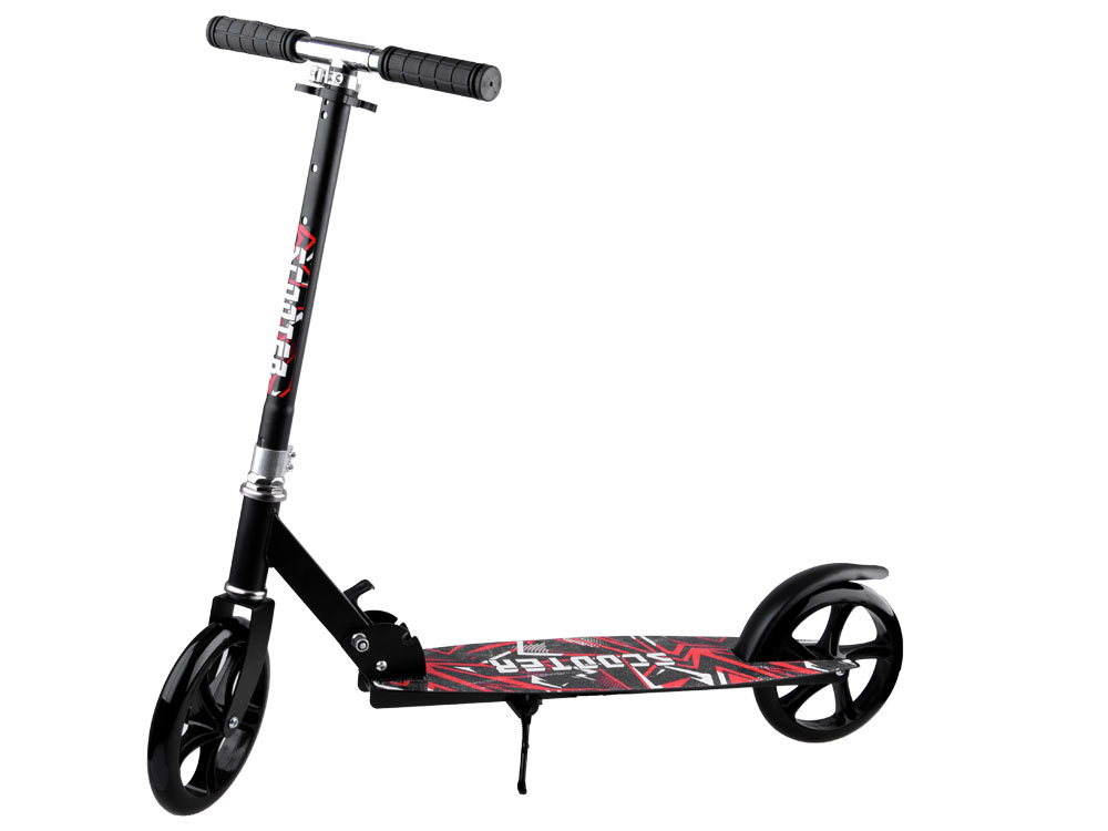 Large city folding scooter 100kg SP0718 black sport for children