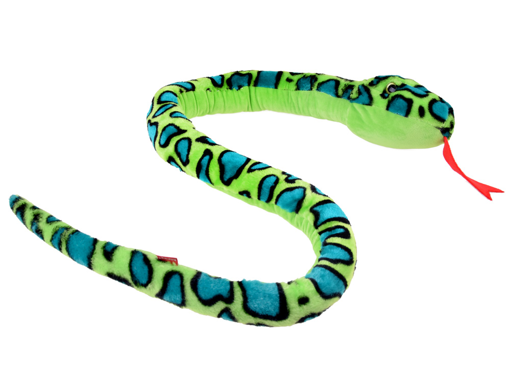 Large plush mascot Snake green boa 160cm 14021 green | toys \ bears and ...