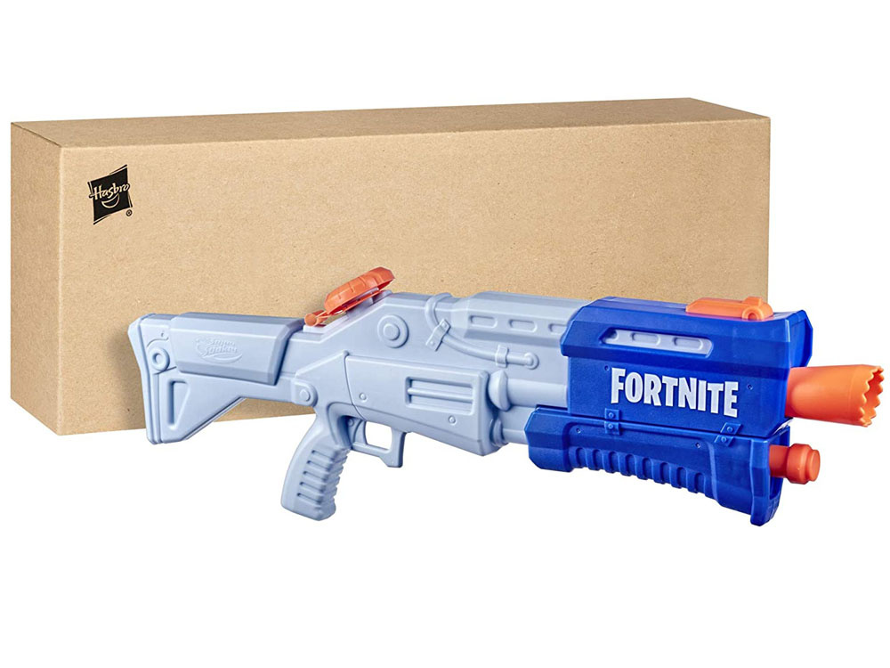 Compre Nerf - pistola de água super soaker fortnite ts-r barato