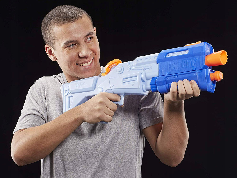 Compre Nerf - pistola de água super soaker fortnite ts-r barato