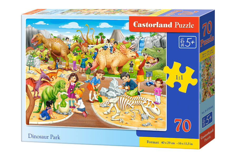 Castorland - B-06922-1 - Puzzle - Dinosaure - 60 Pièces