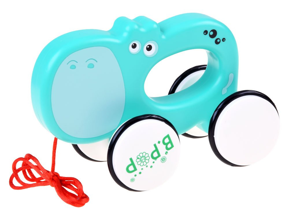 Toy Hippo on wheels to pull ZA3345 toys \ toys for baby 34 years 12