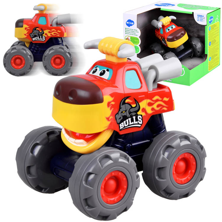 HOLA Toys for 1 Year Old Boy Gifts - 6 PCs Toy Trucks Mini Car