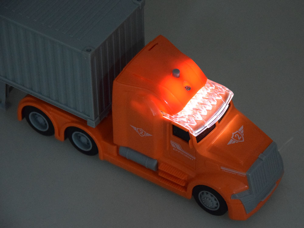 Truck TIR + semitrailer with sound light ZA3832 | toys \ cars 