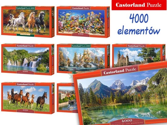  Castorland Puzzle 4000 elements. wonderful paintings CA0021