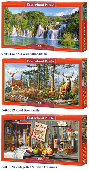  Castorland Puzzle 4000 elements. wonderful paintings CA0021