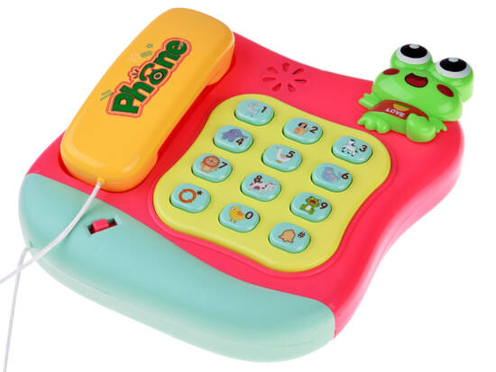  Colorful button phone plays melodies and lights ZA4625