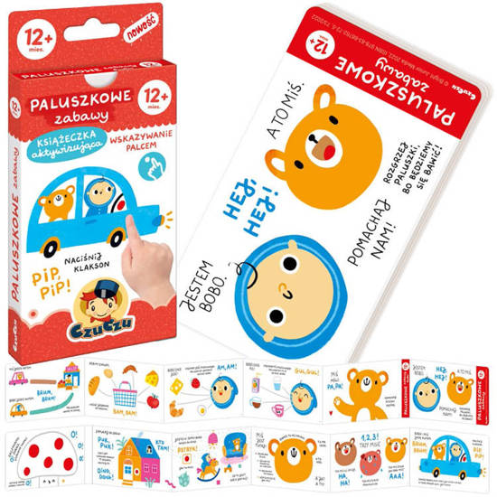  CzuCzu Finger fun book 12m+ ZA4590