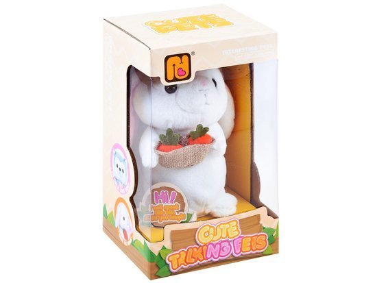  Interactive Rabbit with a carrot says babble ZA3553