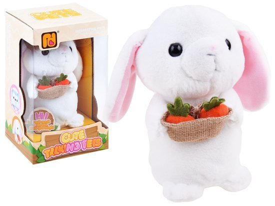  Interactive Rabbit with a carrot says babble ZA3553