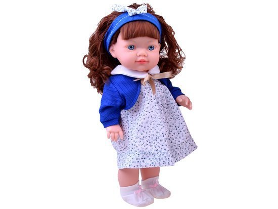  Lovely soft doll with hair speaks crows ZA2407