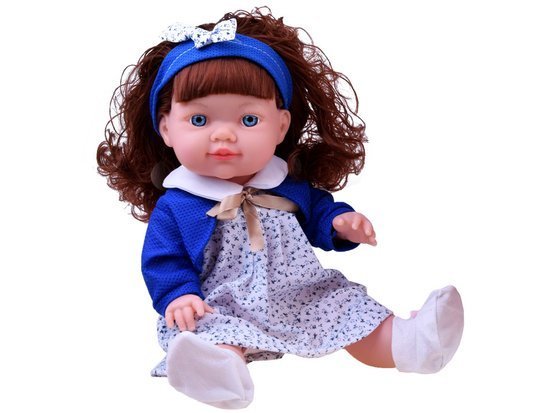  Lovely soft doll with hair speaks crows ZA2407