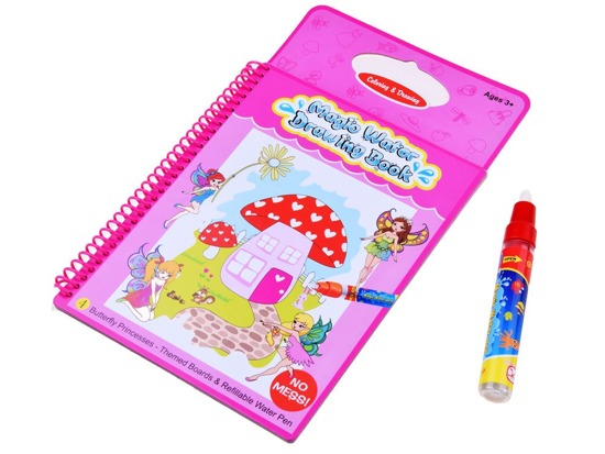  Paint book with water pen fairies ZA2677