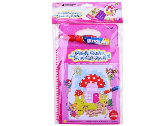  Paint book with water pen fairies ZA2677
