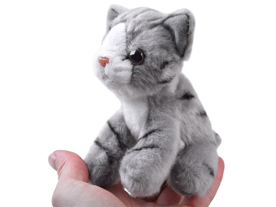  Plush toy cat sitting 13cm 13733