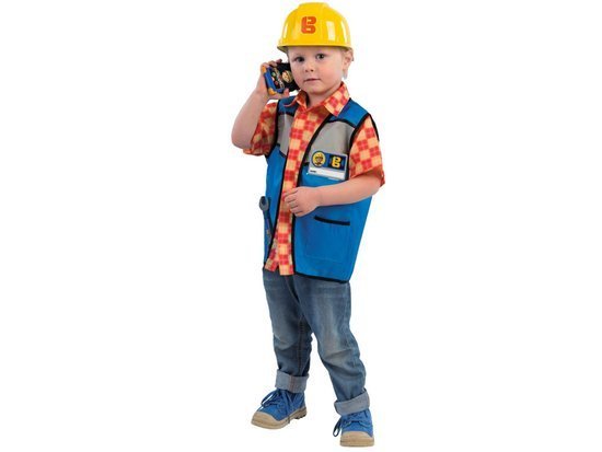  SMOBY Bob the Builder outfit helmet tools ZA3630