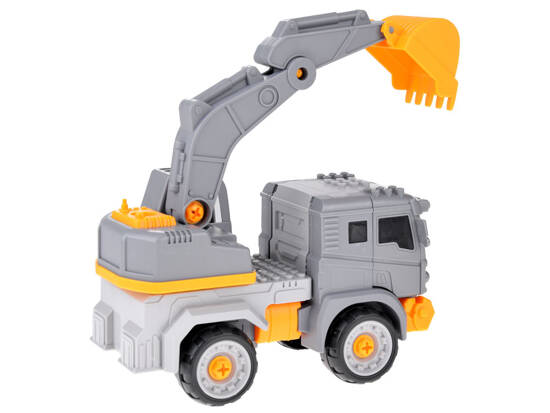 Super construction vehicle auto-robot 2in1 excavator ZA4704 A