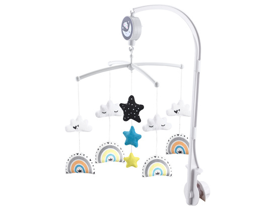  Wind-up CAROUSEL for a baby rainbow ZA4319