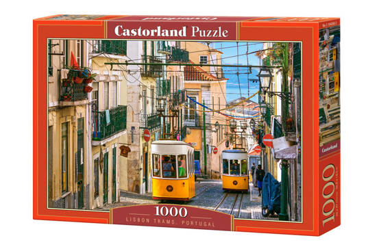 1000 - piece puzzle Lisbon trams, Portugalia