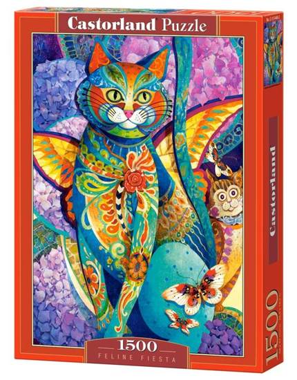 1500 - piece puzzle Feline Fiesta
