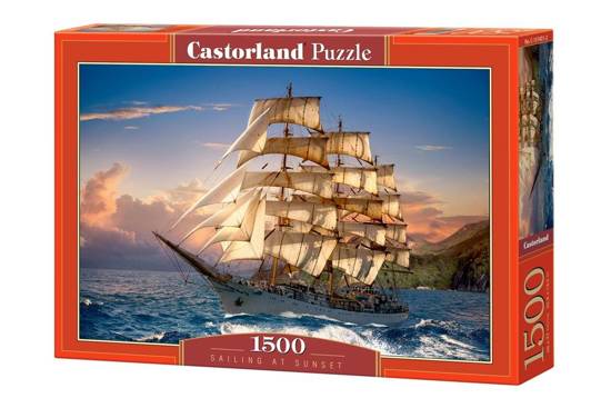 1500 - piece puzzle Sailing at Sunset