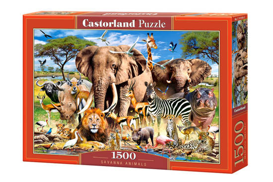 1500 - piece puzzle Savanna Animals