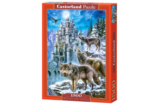 1500 - piece puzzle Wolves and Castle