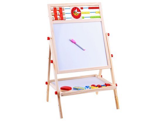 2-in-1 chalk magnetic board + TA0083 numbers