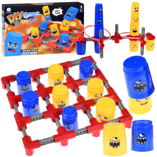 2in1 Tic Tac Toe + Ring Throw strategic arcade game GR0618