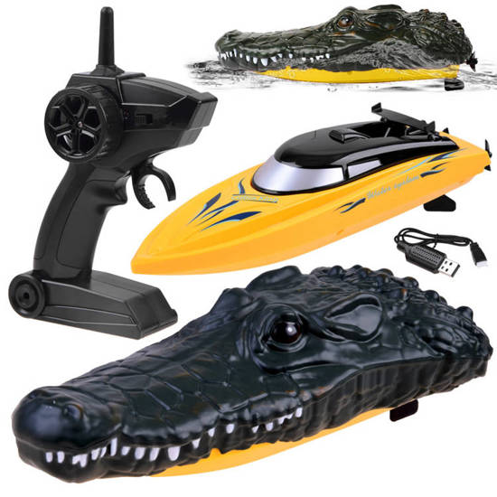 2in1 remote-controlled crocodile boat RC0576