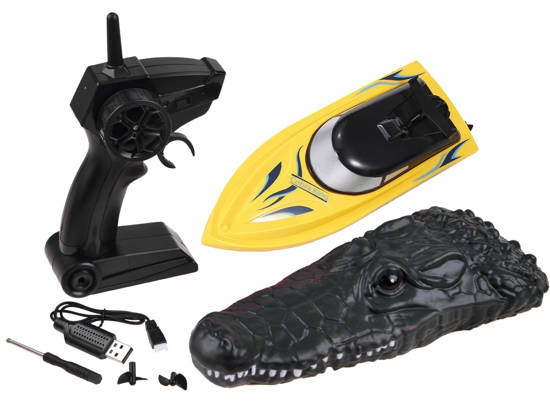 2in1 remote-controlled crocodile boat RC0576