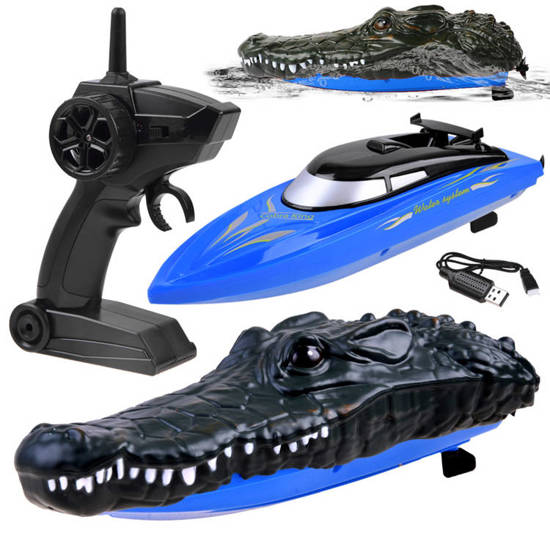 2in1 remote-controlled crocodile boat RC0576